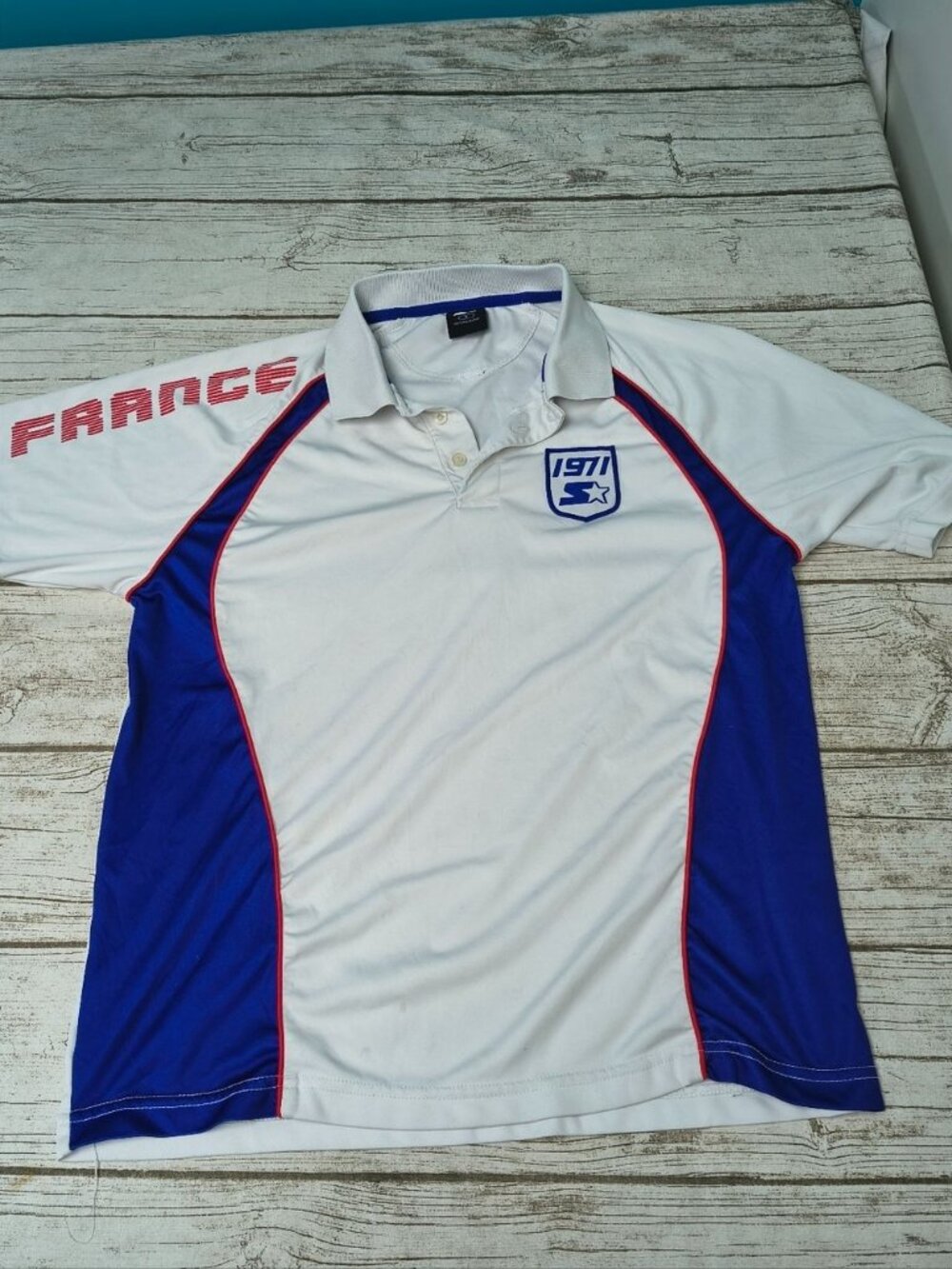 Vintage Starter France Soccer Polo Made In France Size Small